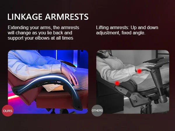 GTPLAYER Gaming Chair with Built-in Speakers & Footrest – Ergonomic Racing-Style Comfort - TechTastic Treasures