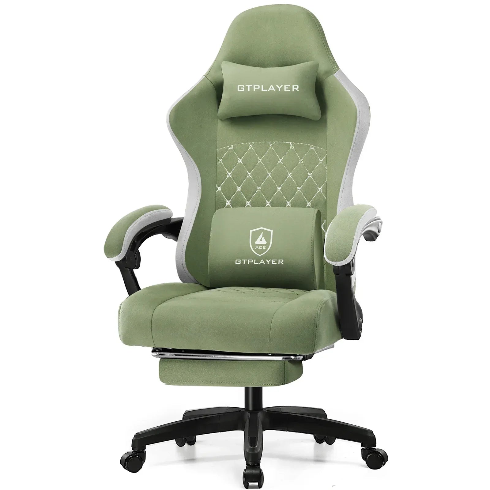 GTPLAYER Gaming Chair – Pocket Spring Cushion, Linkage Armrests & Footrest - TechTastic Treasures