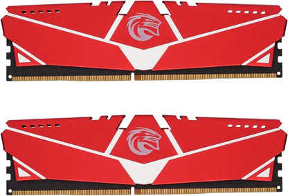 KingSpec DDR4 32GB (2x16GB) 3200MHz UDIMM Desktop Memory – Red or Black - TechTastic Treasures