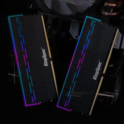 KingSpec 16GB DDR4 RGB RAM – 3600MHz UDIMM | Gaming Desktop Memory - TechTastic Treasures