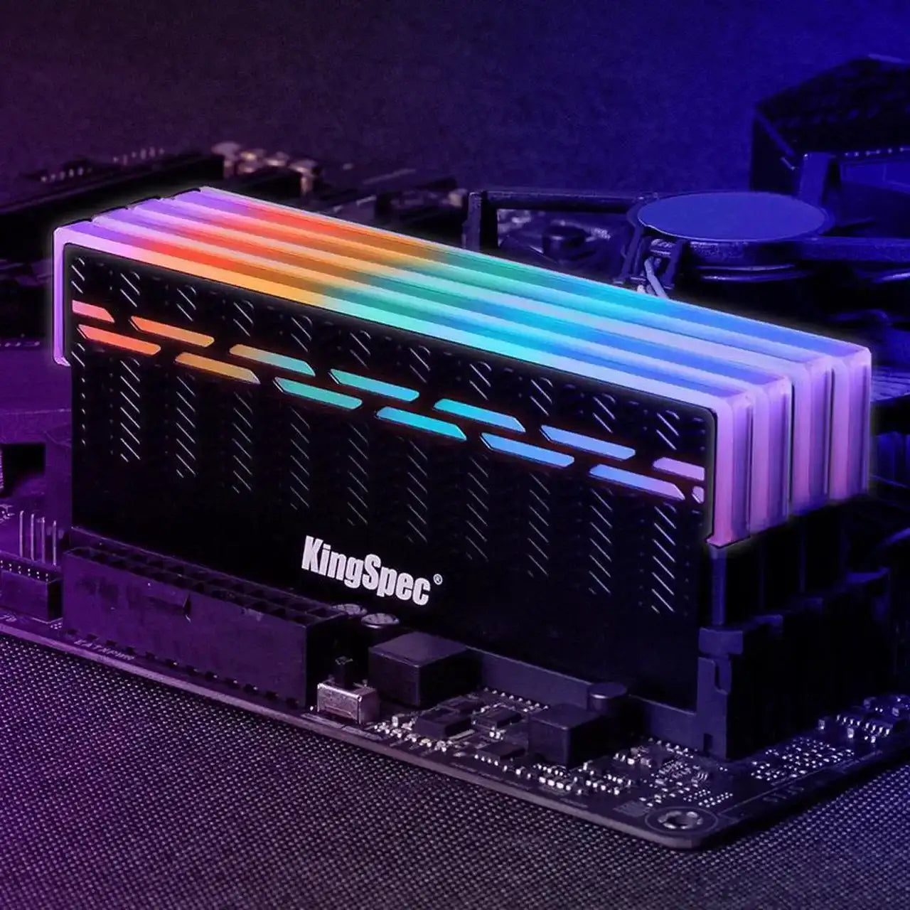 KingSpec 16GB DDR4 RGB RAM – 3600MHz UDIMM | Gaming Desktop Memory - TechTastic Treasures