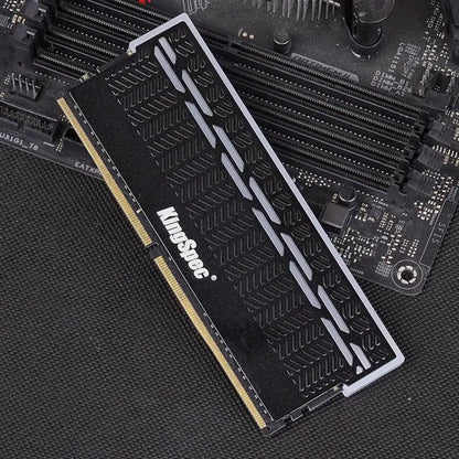 KingSpec 16GB DDR4 RGB RAM – 3600MHz UDIMM | Gaming Desktop Memory - TechTastic Treasures