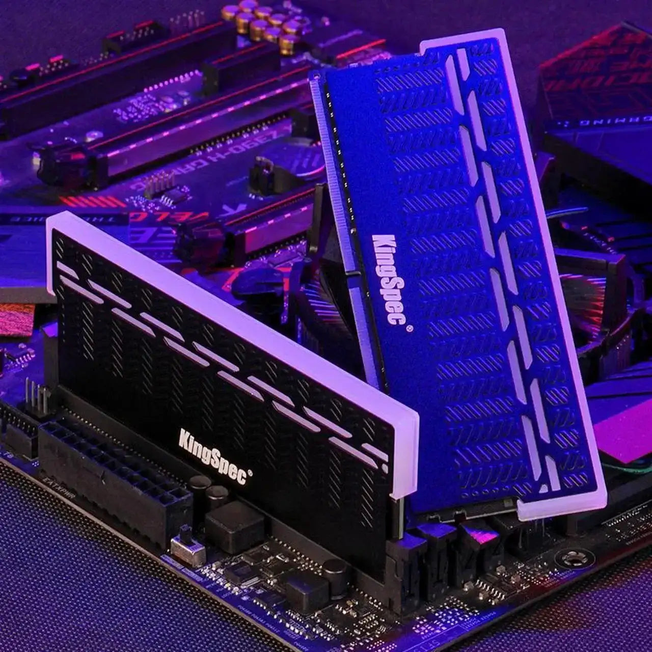 KingSpec 16GB DDR4 RGB RAM – 3600MHz UDIMM | Gaming Desktop Memory - TechTastic Treasures