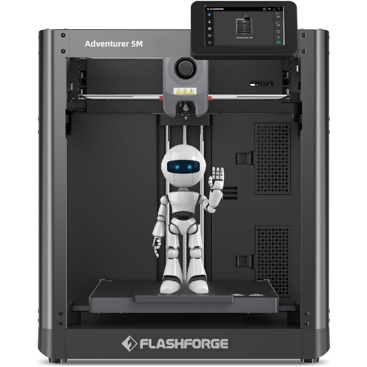 Flashforge Adventurer 5M 3d Printer High SFlashforge Adventurer 5M 3D Printer – High Speed Auto Leveling Direct Drive with PEI Plate & Power Loss Recoverypeed Full-auto Leveling Direct Extruder Flexible PEI Plate Power Loss Recovery