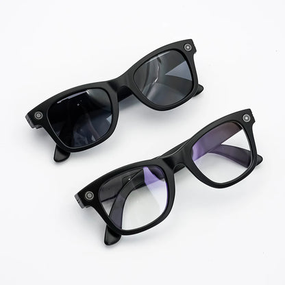 SANVNET GS4 MAX Smart Glasses 2026 – 1080p Camera, AI Translation, Bluetooth Audio Dual Lens Sunglasses