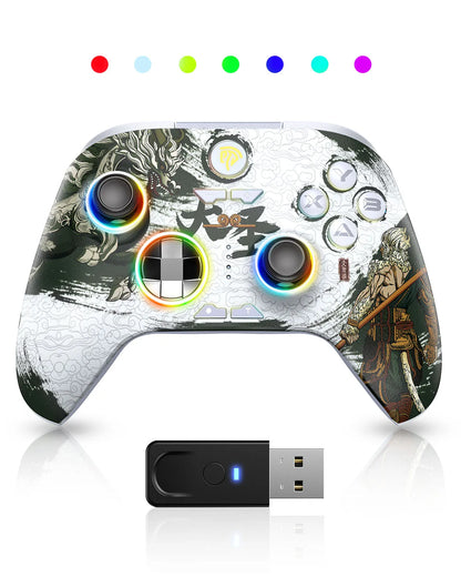 EasySMX X15 Wireless Controller with Hall Effect Joysticks – PC & Switch Gamepad 2.4GHz Bluetooth with Back Buttons