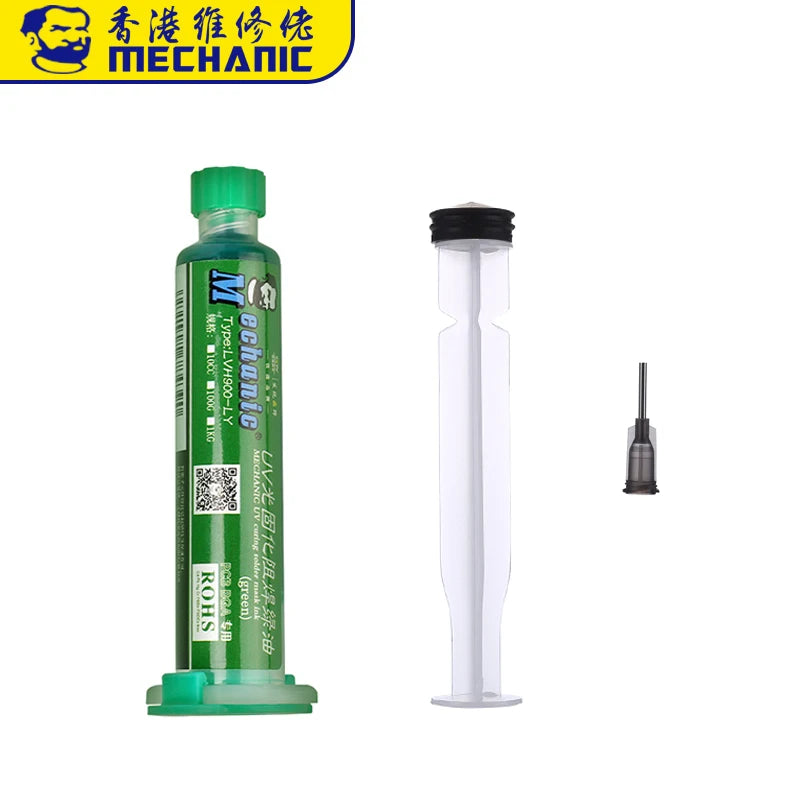 MECHANIC Green UV Solder Mask | PCB BGA Repair Insulating Ink