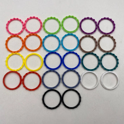 Analog Accent Thumbstick Rings for PS5 Controller (1–5 Pairs)