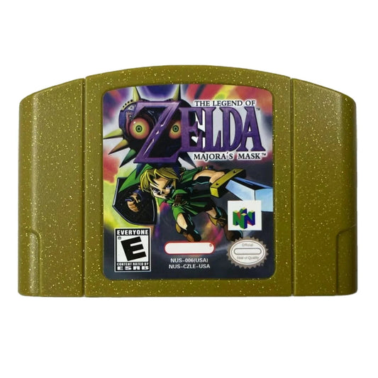 Zelda Majora’s Mask N64 Game Cartridge USA Version – English NTSC-U Retro Nintendo 64 Adventure Game