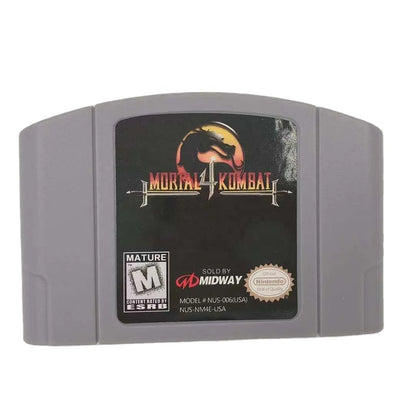 Mortal Kombat 4 N64 Game Cartridge USA Version – English NTSC-U Retro Nintendo 64 Fighting Game