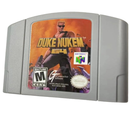 Duke Nukem 64 N64 Game Cartridge USA Version – English NTSC-U Retro Nintendo 64 Shooter Game