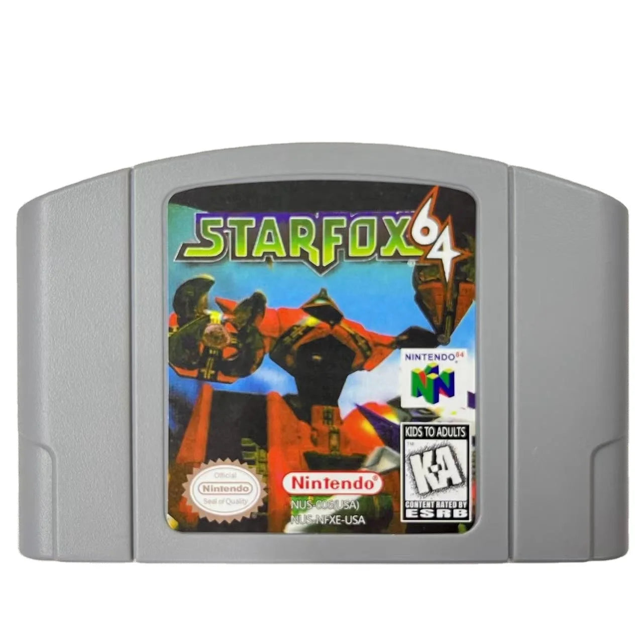 Star Fox 64 N64 Game Cartridge USA Version – English NTSC-U Retro Nintendo 64 Space Shooter Game