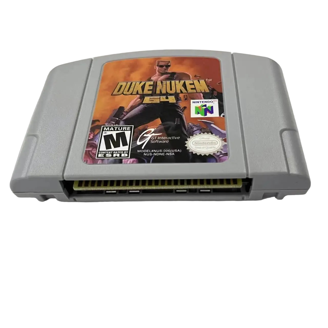 Duke Nukem 64 N64 Game Cartridge USA Version – English NTSC-U Retro Nintendo 64 Shooter Game