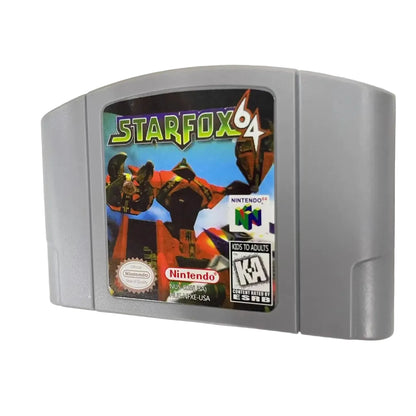 Star Fox 64 N64 Game Cartridge USA Version – English NTSC-U Retro Nintendo 64 Space Shooter Game
