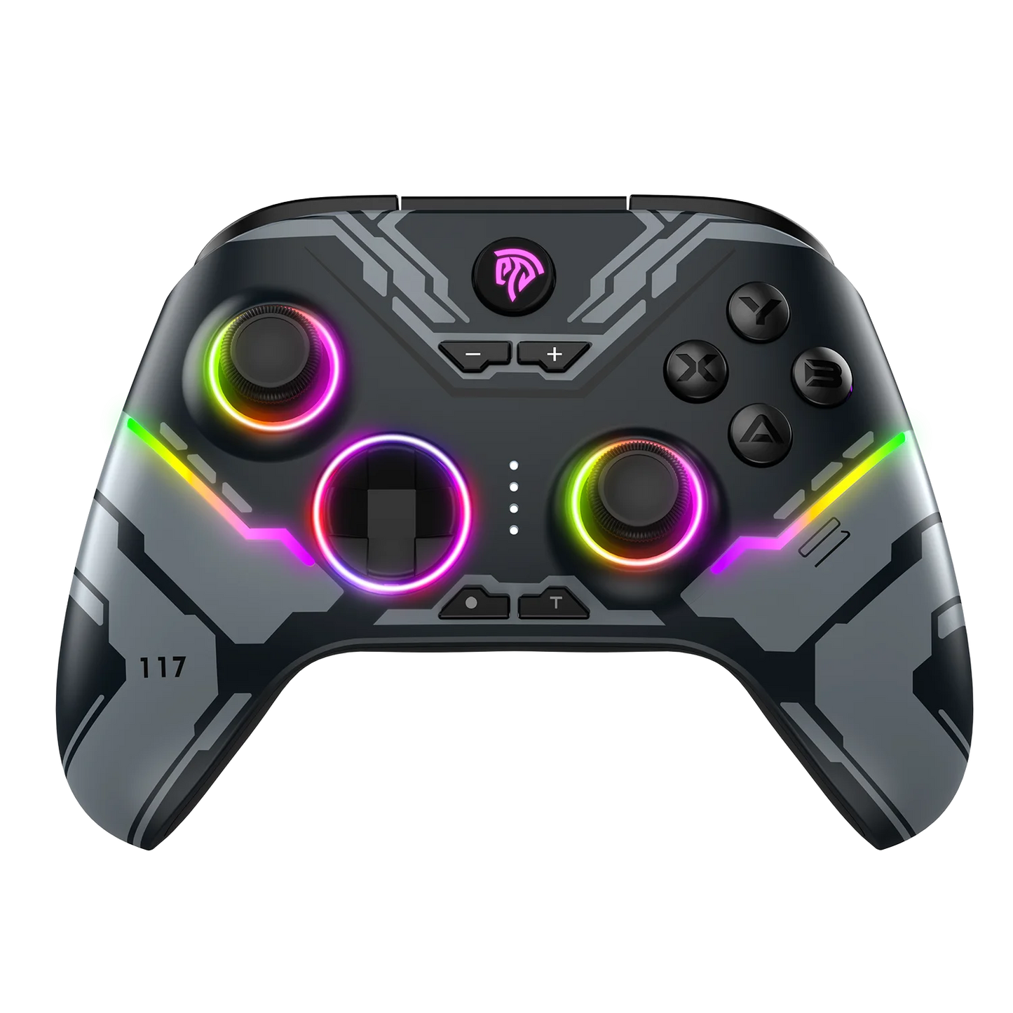 EasySMX X15 Wireless Controller with Hall Effect Joysticks – PC & Switch Gamepad 2.4GHz Bluetooth with Back Buttons