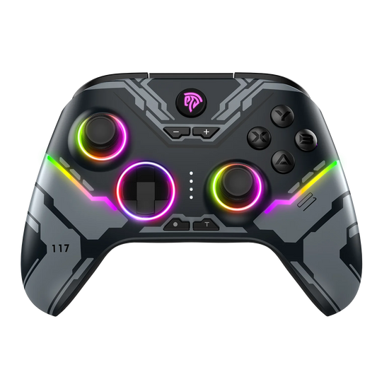 EasySMX X15 Wireless Controller with Hall Effect Joysticks – PC & Switch Gamepad 2.4GHz Bluetooth with Back Buttons