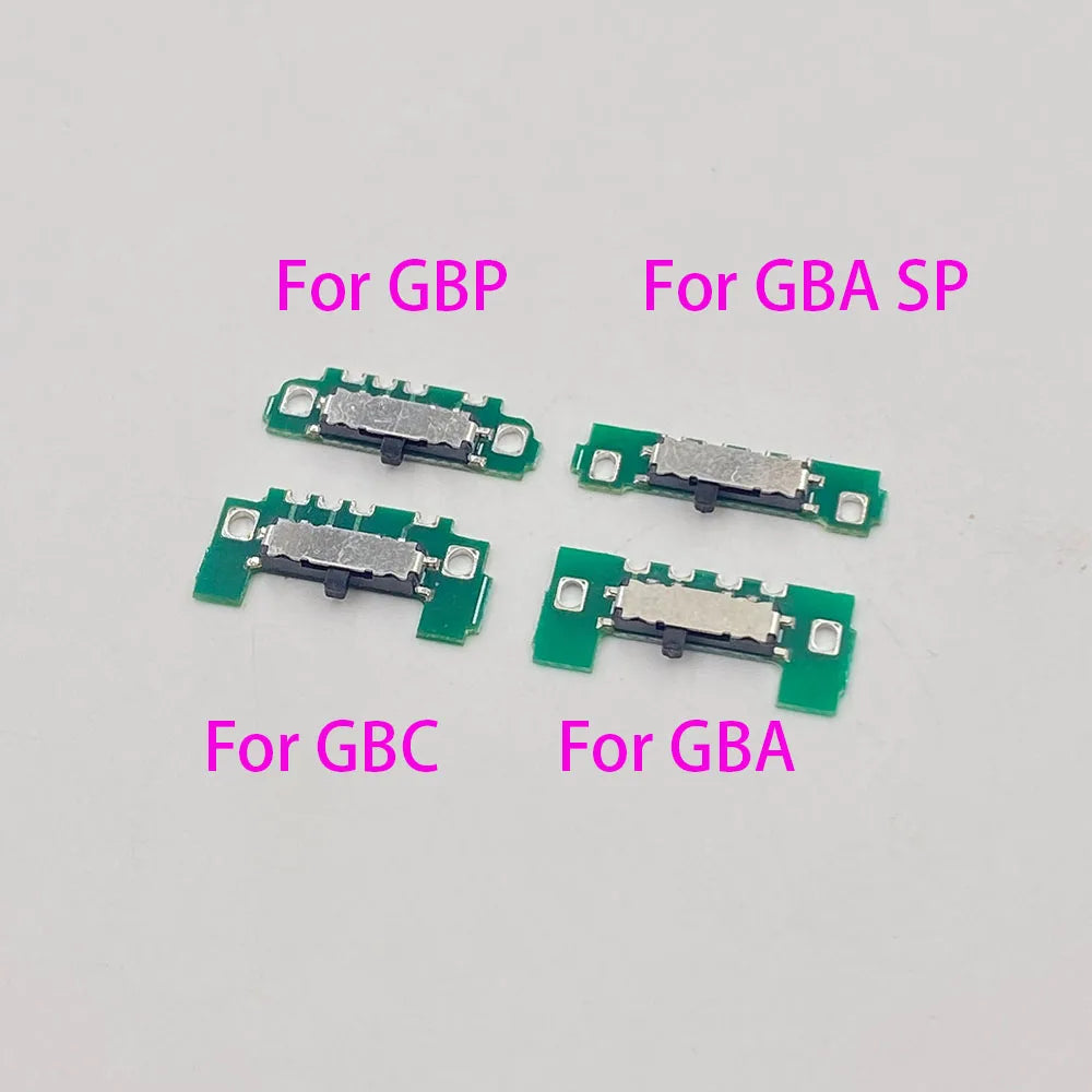 Power ON/OFF Switch Button Replacement for Game Boy Consoles (1–5PCS)