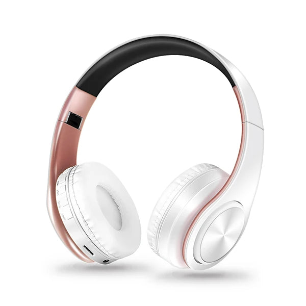 HiFi Stereo Bluetooth Headphones with FM Radio & SD Card – Wireless Music Headset with Mic for iPhone, Samsung, Xiaomi & Tablets