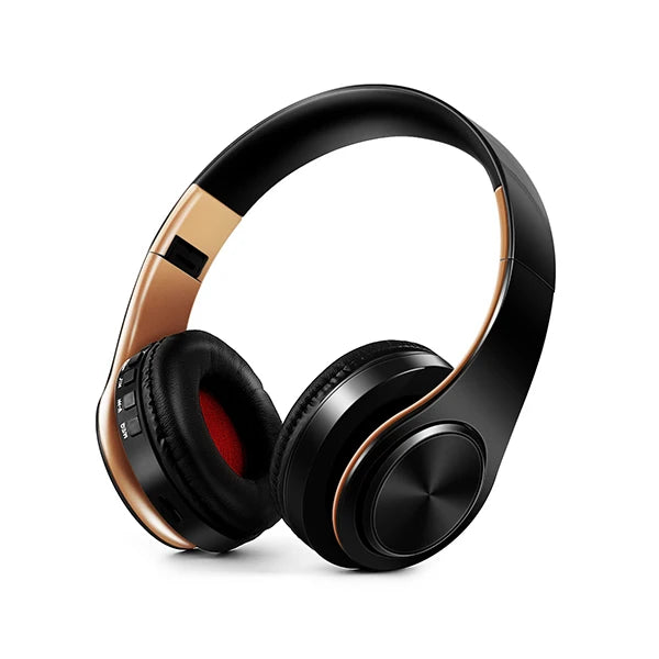 HiFi Stereo Bluetooth Headphones with FM Radio & SD Card – Wireless Music Headset with Mic for iPhone, Samsung, Xiaomi & Tablets