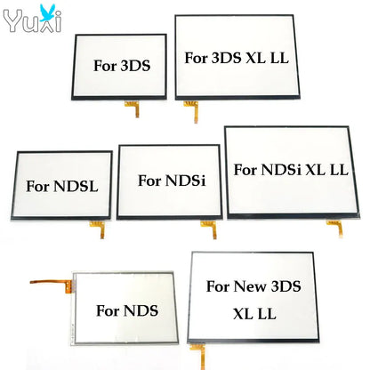YuXi Touch Screen Digitizer Replacement for DS Lite DSL NDSL DSi & New 3DS XL LL – Glass Panel Repair Part