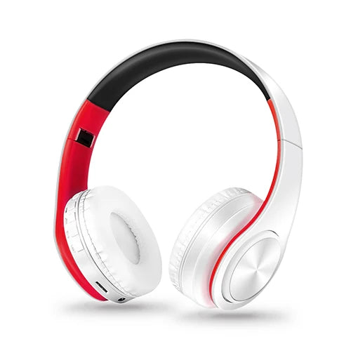 HiFi Stereo Bluetooth Headphones with FM Radio & SD Card – Wireless Music Headset with Mic for iPhone, Samsung, Xiaomi & Tablets
