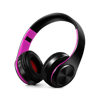HiFi Stereo Bluetooth Headphones with FM Radio & SD Card – Wireless Music Headset with Mic for iPhone, Samsung, Xiaomi & Tablets