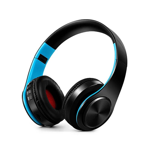 HiFi Stereo Bluetooth Headphones with FM Radio & SD Card – Wireless Music Headset with Mic for iPhone, Samsung, Xiaomi & Tablets