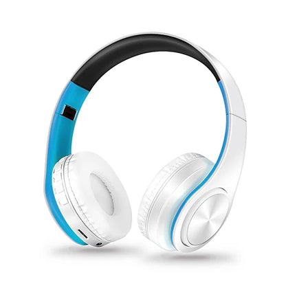 HiFi Stereo Bluetooth Headphones with FM Radio & SD Card – Wireless Music Headset with Mic for iPhone, Samsung, Xiaomi & Tablets