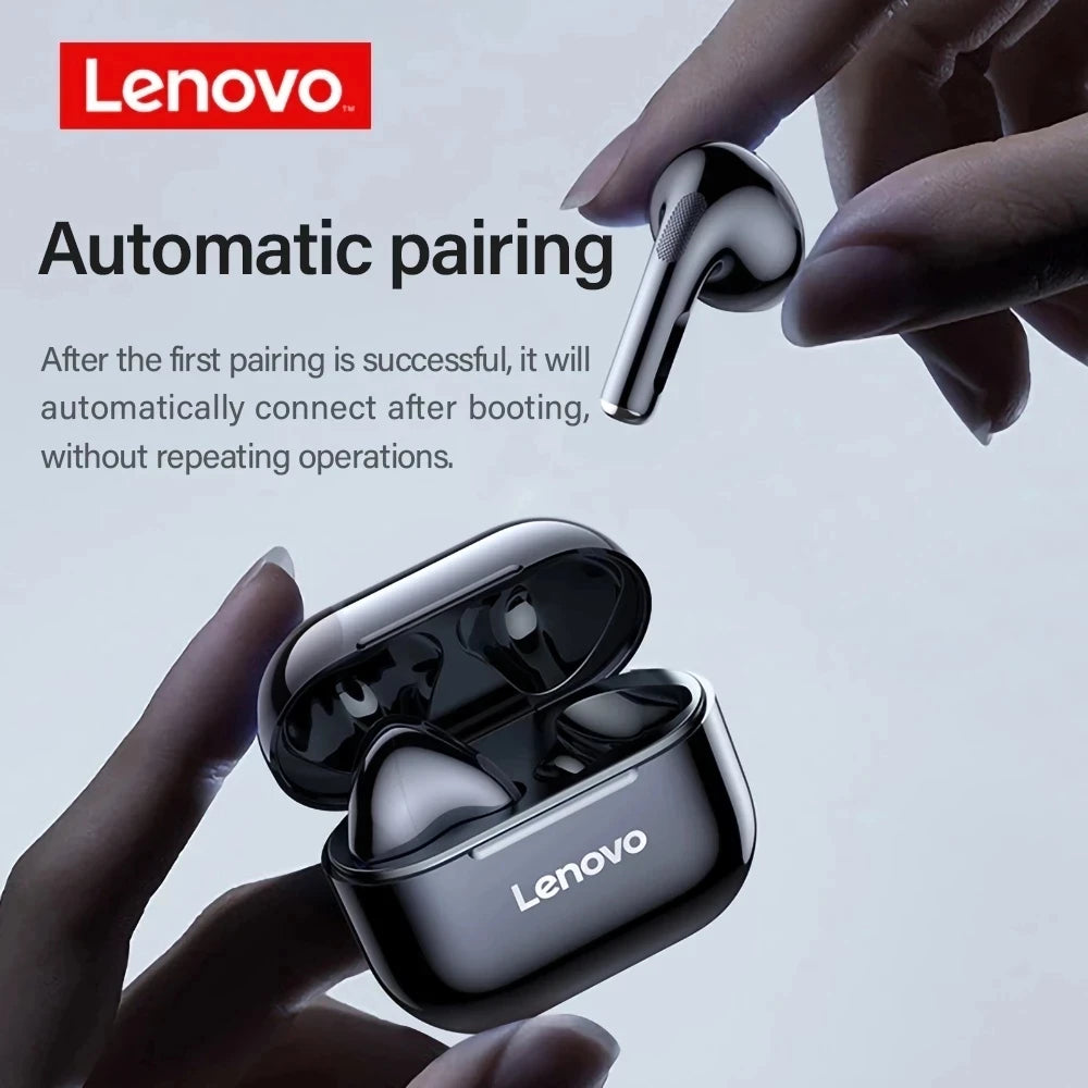 Lenovo LP40 TWS Wireless Earbuds | Bluetooth Touch Control Headphones