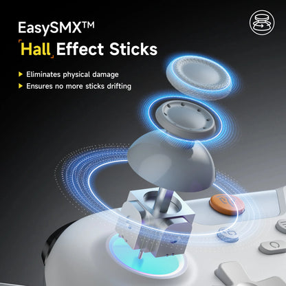 EasySMX X05 Wireless Gaming Controller 2.4G – Hall Effect Anti-Drift Gamepad for PC & Switch