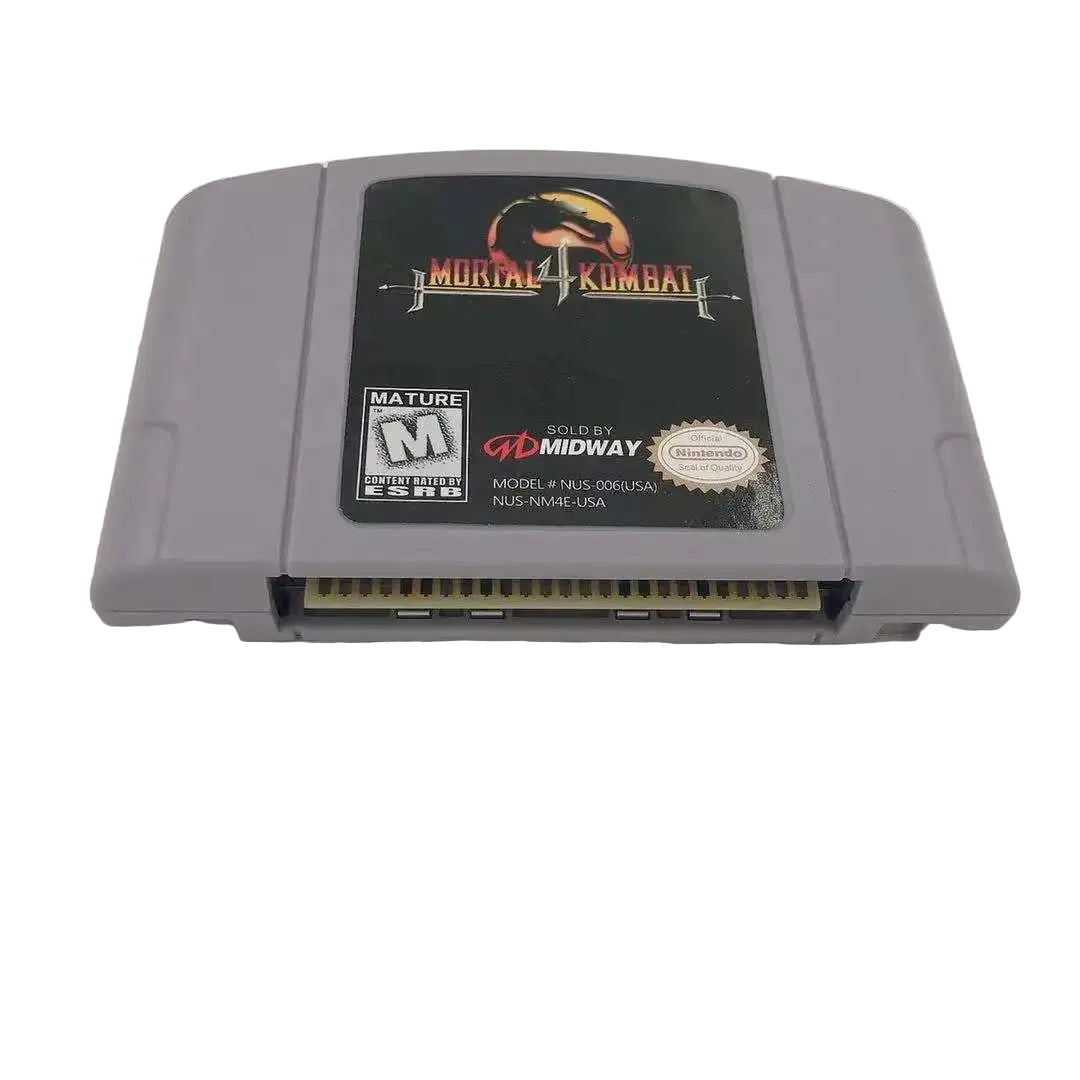 Mortal Kombat 4 N64 Game Cartridge USA Version – English NTSC-U Retro Nintendo 64 Fighting Game