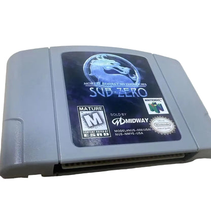 Mortal Kombat Mythologies Sub-Zero N64 Game Cartridge USA Version – English NTSC-U Retro Nintendo 64 Game