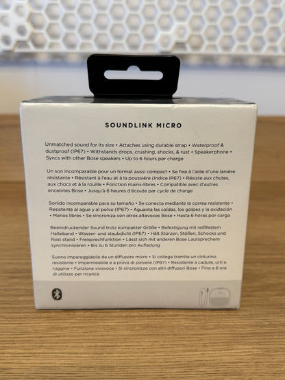 Bose SoundLink Micro Gen 1 Portable Bluetooth Speaker - BRAND NEW! – Waterproof Wireless Speaker with Rich Sound