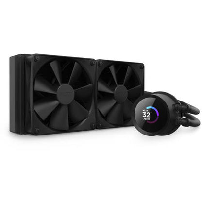 NZXT Kraken Liquid CPU Cooler 240mm LCD Display Matte Black