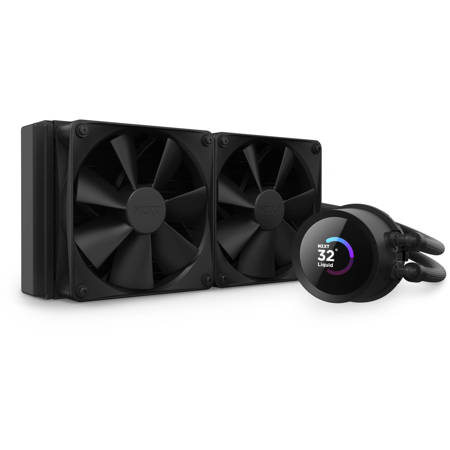 NZXT Kraken Liquid CPU Cooler 240mm LCD Display Matte Black