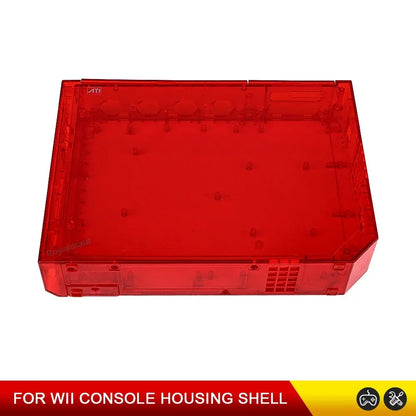 Transparent Replacement Housing Shell for Nintendo Wii – Full Case w/ Buttons