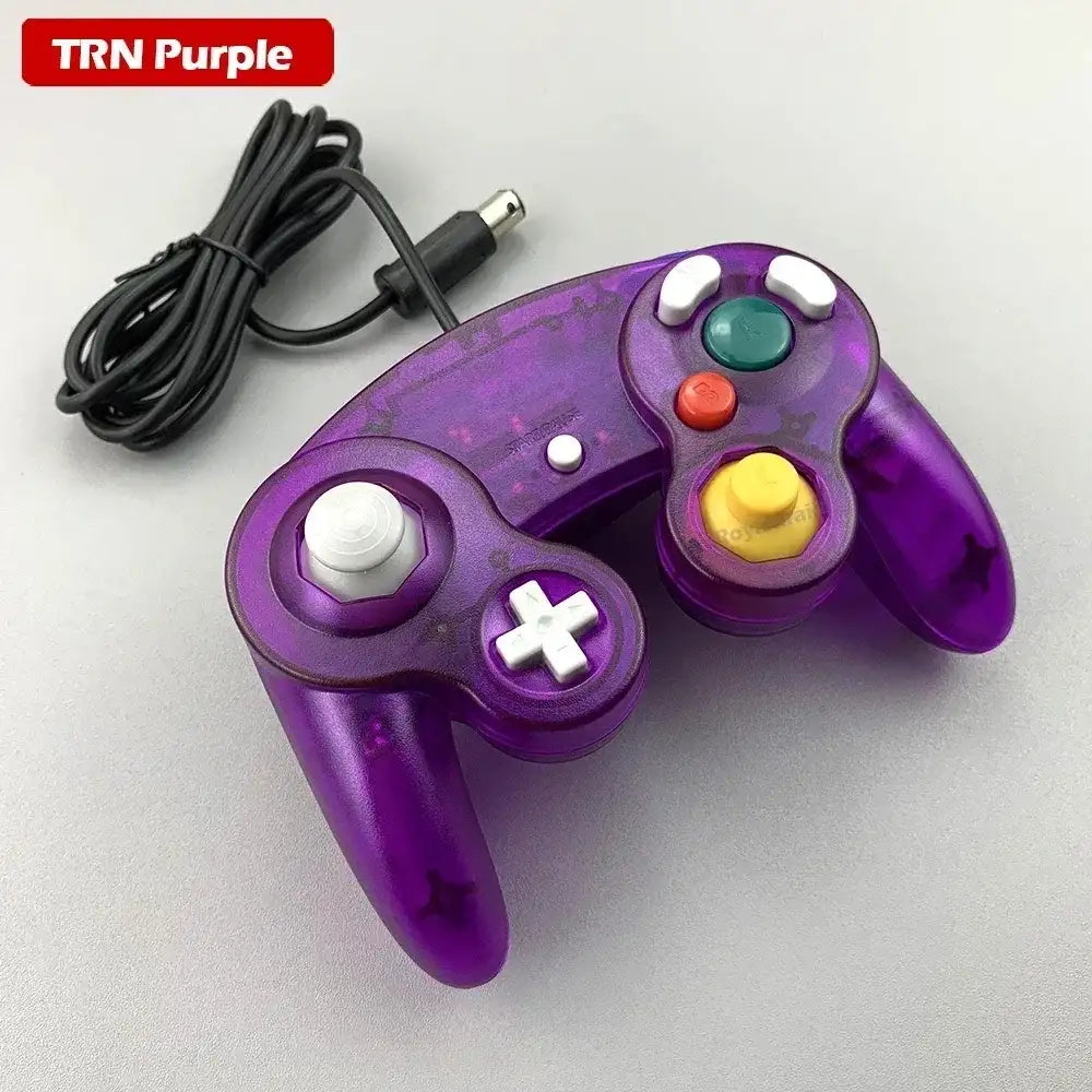 Multi-Color Wired Gamepad for NGC – Retro Classic Controller for GameCube Consoles - TechTastic Treasures