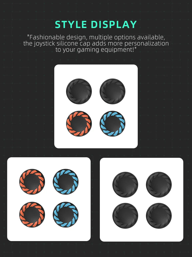 DATA FROG Thumb Grip Caps for Switch 2 | Anti-Slip Silicone Covers