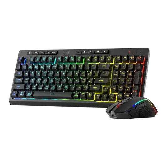 Redragon S142 Wireless Gaming Keyboard & Mouse Combo – K515 PRO RGB Membrane Keyboard - TechTastic Treasures