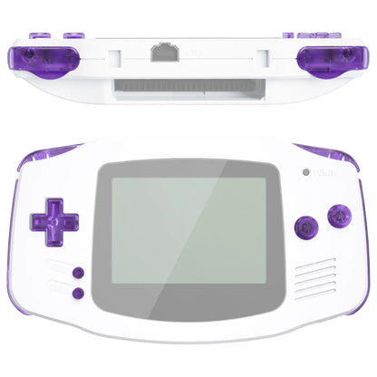 eXtremeRate Full Set Replacement Buttons for Game Boy Advance – Transparent Series - TechTastic Treasures