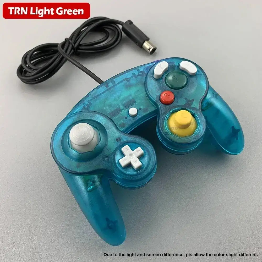 Multi-Color Wired Gamepad for NGC – Retro Classic Controller for GameCube Consoles - TechTastic Treasures