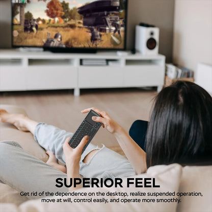 MRSVI A8 Mini Wireless Keyboard with Touchpad – 2.4G Backlit Air Mouse for Android TV & PC