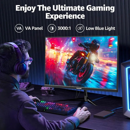 32” Curved Gaming Monitor – QHD 2560×1440, 180Hz, 1500R, FreeSync