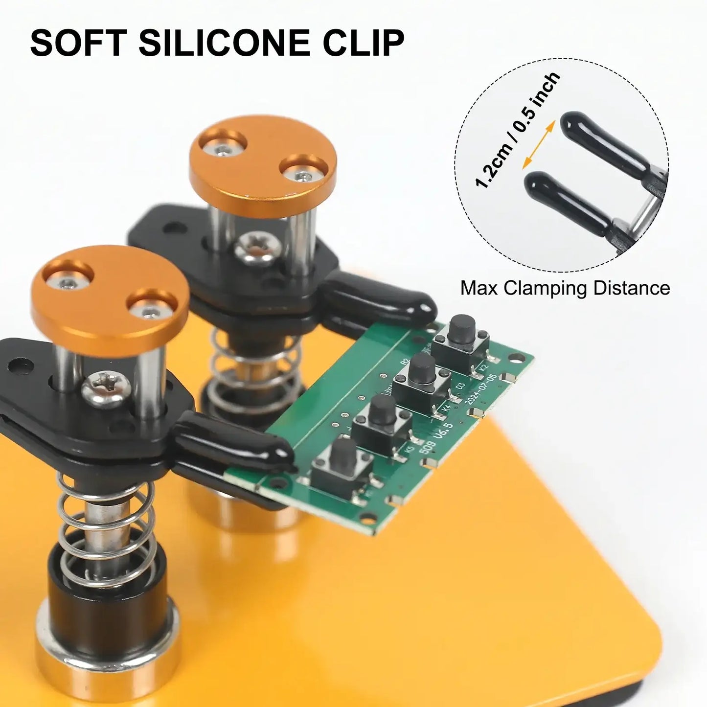 Magnetic Helping Hand Soldering Tool | Flexible Third Hand w/ Clips