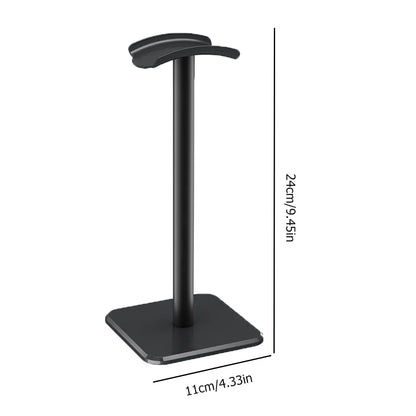 Aluminum Headphone Holder Stand – Desktop Headset Rack Organizer Vertical Display Hanger