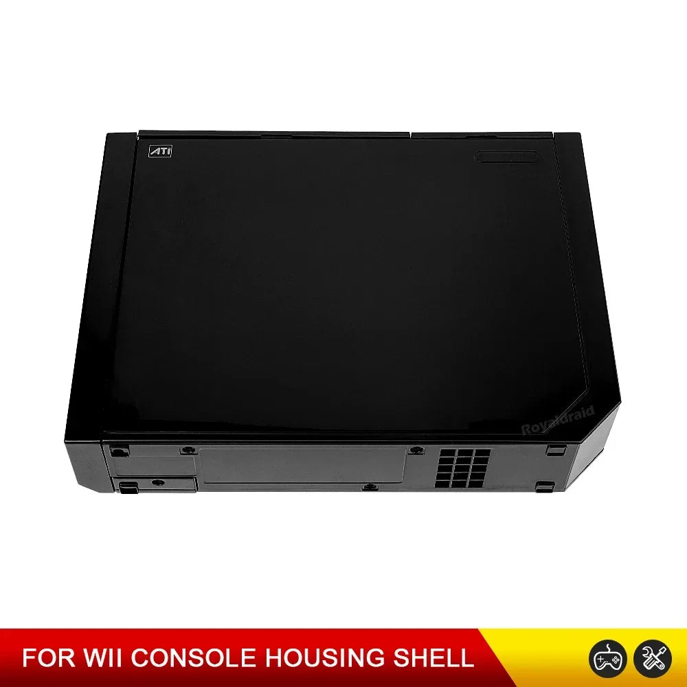 Transparent Replacement Housing Shell for Nintendo Wii – Full Case w/ Buttons
