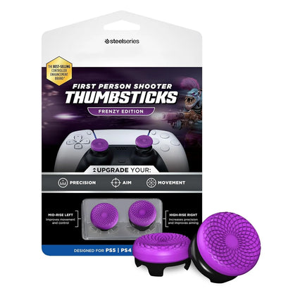 Freek Galaxy High-Rise Analog Thumb Grips for PS5 & PS4 Controllers | FPS Precision Joystick Performance Caps