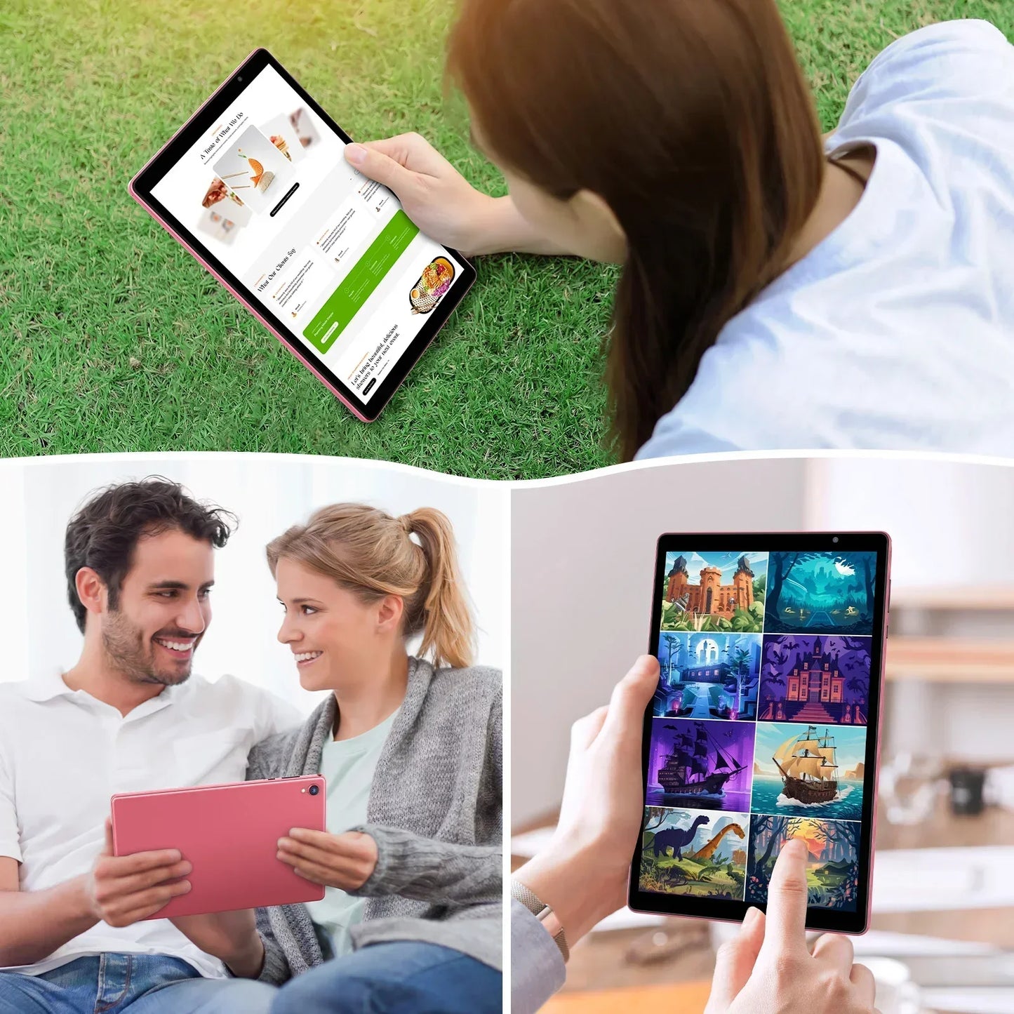 10” Android 14 Tablet | 4GB RAM, 128GB Storage, 5G WiFi