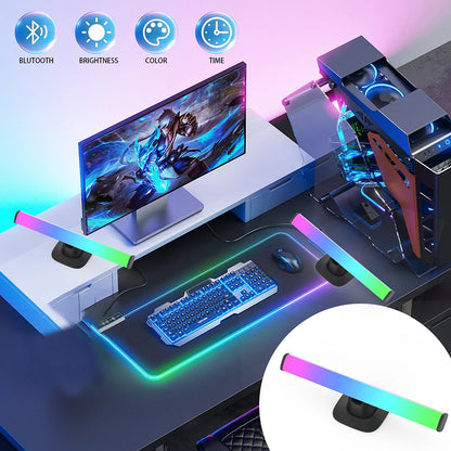 Wiscolor RGB LED Atmosphere Lights – WiFi Bluetooth Smart Gaming Lights with App Control & Music Sync