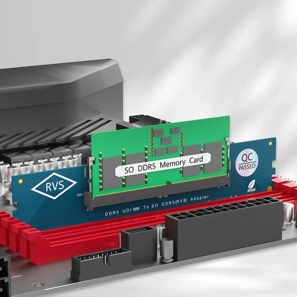 Laptop SO-DIMM DDR5 to Desktop DDR5 U-DIMM Adapter – Memory Converter Card - TechTastic Treasures